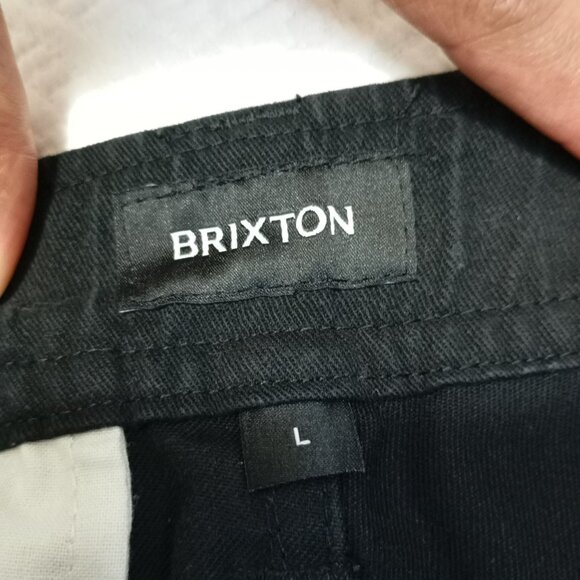 Brixton Chino Pants Mens Black Size L Cotton Blend - Picture 2 of 11
